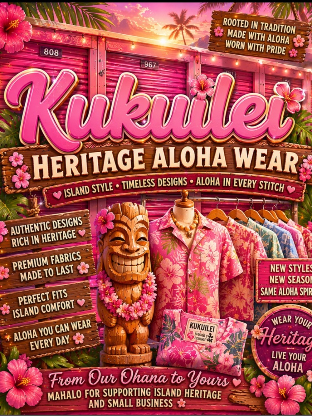 🌺✨ Aloha & Welcome to the Heritage Aloha Wear Live Show! ✨🌺 Kukuilei